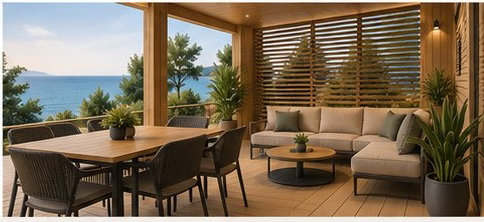 Little Summer House 36 – Terrasse und Außenbereich